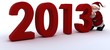 Illustration: Cute Santa Claus Charicature bringing in the new year Cute Santa Claus Charicature bringing in the new year