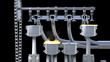 4 Cylinder Engine working with explosions. Loop. HD
