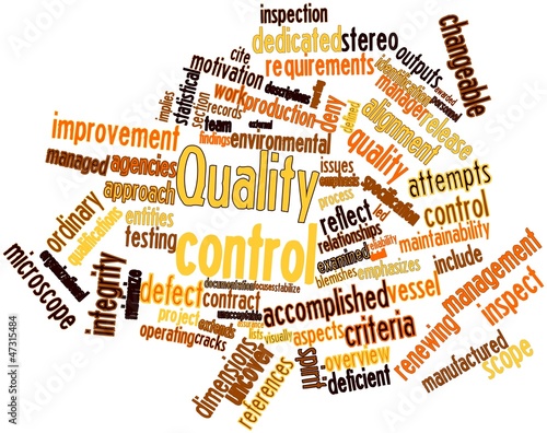 Illustration: Word cloud for Quality control Word cloud for Quality control