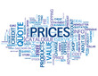 "PRICES" Tag Cloud (quote info contact products services button)