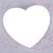 Valentines background - white heart.