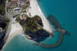 europe, italy, sicily, tropea aereal view