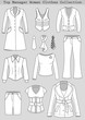 Vektor: Top manager woman clothes collection Top manager woman clothes collection