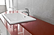 Red lavabo board closer