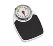 Photo: Old Bathroom Scale Isolated with Clipping Path Old Bathroom Scale Isolated with Clipping Path
