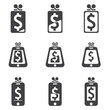 Set of account balance isons