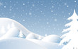 Illustration: Blue Christmas background Blue Christmas background