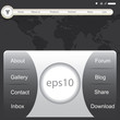 Vector website design template