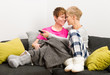 Together on sofa