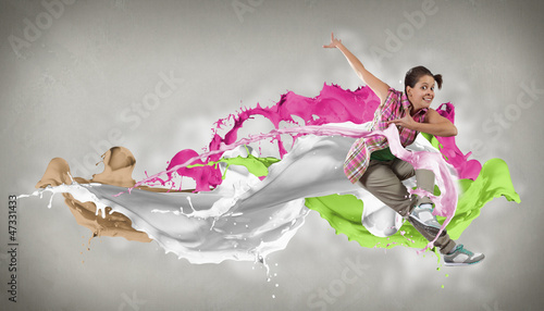 Photo: Modern style dancer Modern style dancer