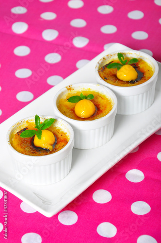 Photo: creamy mango creme brûlée creamy mango creme brûlée