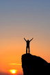 man on top