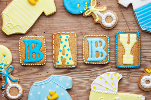 Photo: Baby shower cookies Baby shower cookies