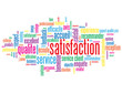 Vector: Nuage de Tags "SATISFACTION" (qualité garantie service client) Nuage de Tags "SATISFACTION" (qualité garantie service client)