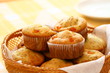 Muffins in a basket