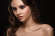 Woman with makeup
