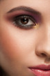 Woman with makeup
