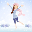 Vector: It's snowing! It's snowing!