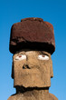 Moai in Tahai, Easter island (Chile)