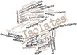 Word cloud for Isolates