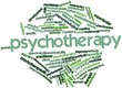 Word cloud for Psychotherapy