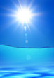 water under sun