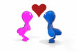 3D figures - Love