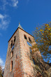 Church tower in northern Dutch village