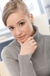 Photo: Closeup portrait of attractive girl Closeup portrait of attractive girl