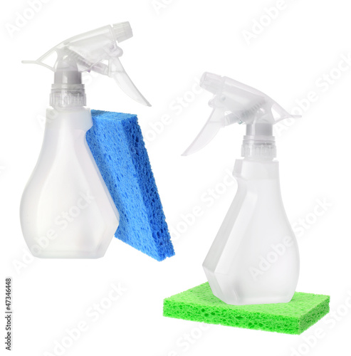 Photo: Spray Bottles and Sponges Spray Bottles and Sponges