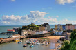 Photo: View of Tenby Harbour, with Castle Hill. View of Tenby Harbour, with Castle Hill.
