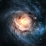 Incredibly beautiful spiral galaxy somewhere in deep space - Fine Art prints