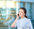 Portrait of pretty young business woman