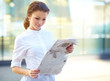 Portrait of pretty young business woman