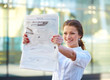 Portrait of pretty young business woman