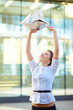 Portrait of pretty young business woman