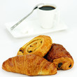 viennoiseries et café fond blanc 3