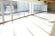 Office corridor. Sunlight.