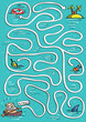 On The Sea Maze Game ... solution in hidden layer