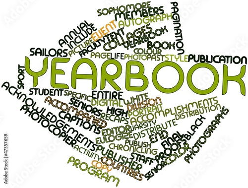 Illustration: Word cloud for Yearbook Word cloud for Yearbook