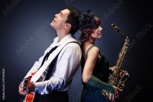 Photo: jazz pair jazz pair