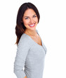 Young beautiful woman portrait.
