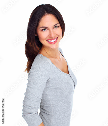 Photo: Young beautiful woman portrait. Young beautiful woman portrait.