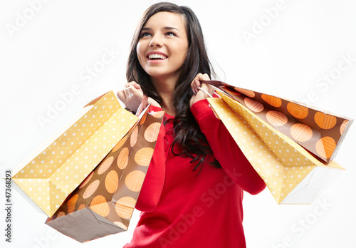 Photo: Shopper with bags Shopper with bags