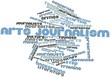 Word cloud for Arts journalism