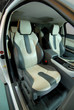 Leather seats in the car