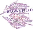 Word cloud for Brownfield land