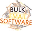 Word cloud for Bulk email software