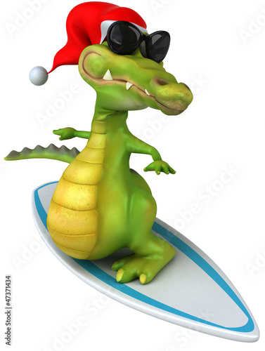 Illustration: Fun crocodile Fun crocodile