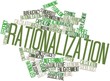 Word cloud for Rationalization